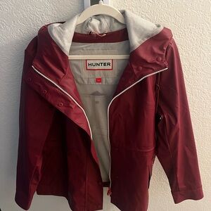 Hunter Deep Red Waterproof Jacket